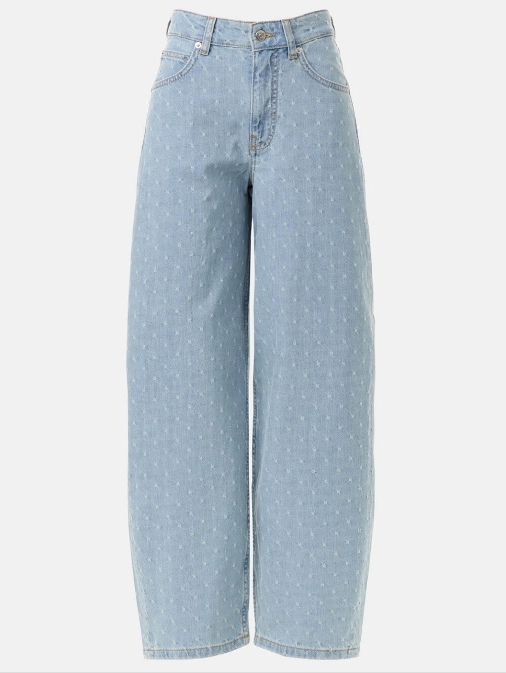 Maje Polaris Polka Dot Jeans Denim Size 6